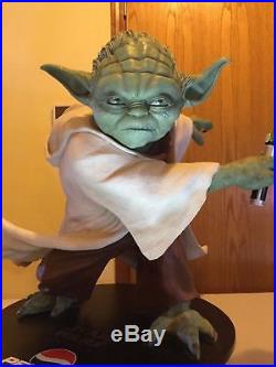 Yoda Statue (Pepsi) Limited Edition Life Size Episode 3, 70 lbs, 44 Tall
